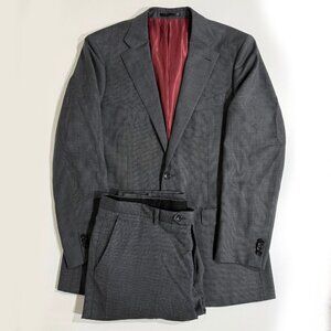 Spier & Mackay 2 Piece Suit Contemporary Fit 100% Wool Blazer 42L Pants 36